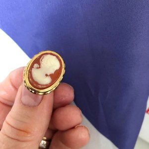 vintage cameo ring